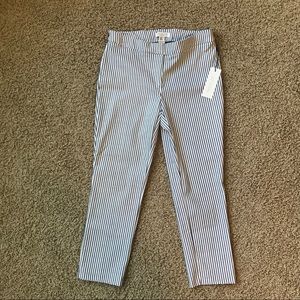 Rachel Zoe Striped Cropped Pants NWT size 8